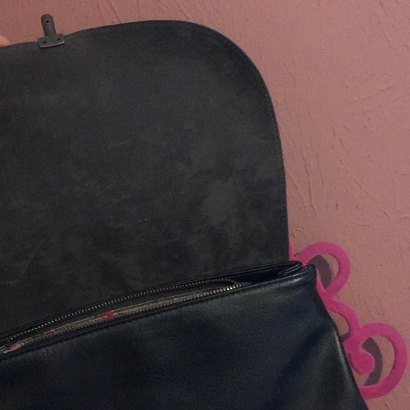 Black Leather Backpack - Picture 2 of 4